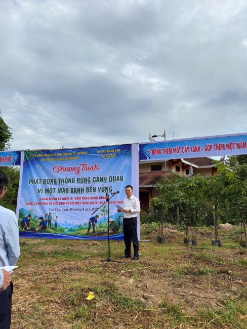 Phát động trồng rừng cảnh quan “vì một màu xanh bền vững” tại khu di tích Ban Tổ chức Khu ủy - Khu V